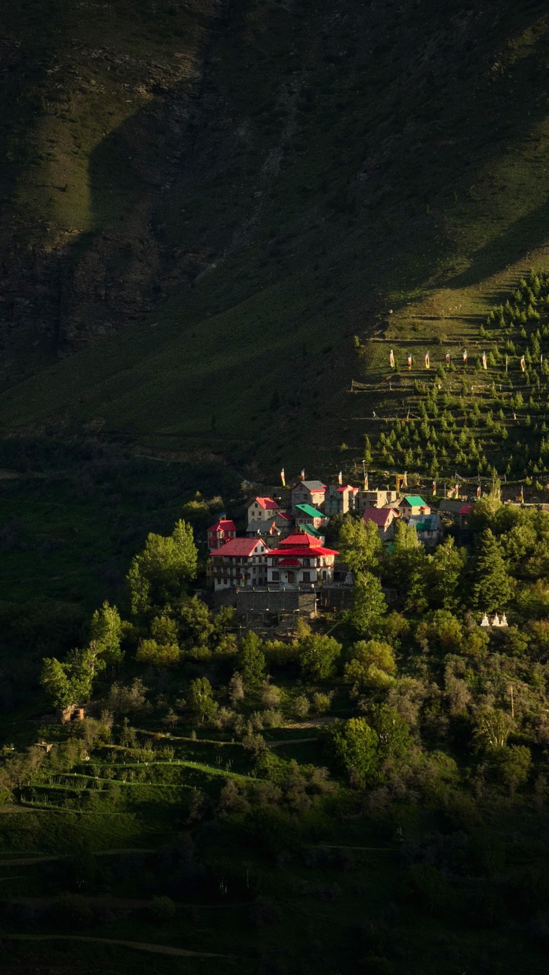 Keylong in the Lahaul valley